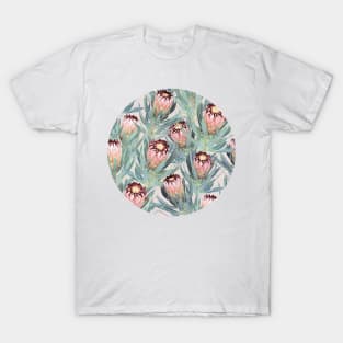 Pale Painted Protea Neriifolia T-Shirt